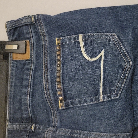 Women's American Eagle Artist Crop Low Rise Sz 10 - Picture 8 of 10